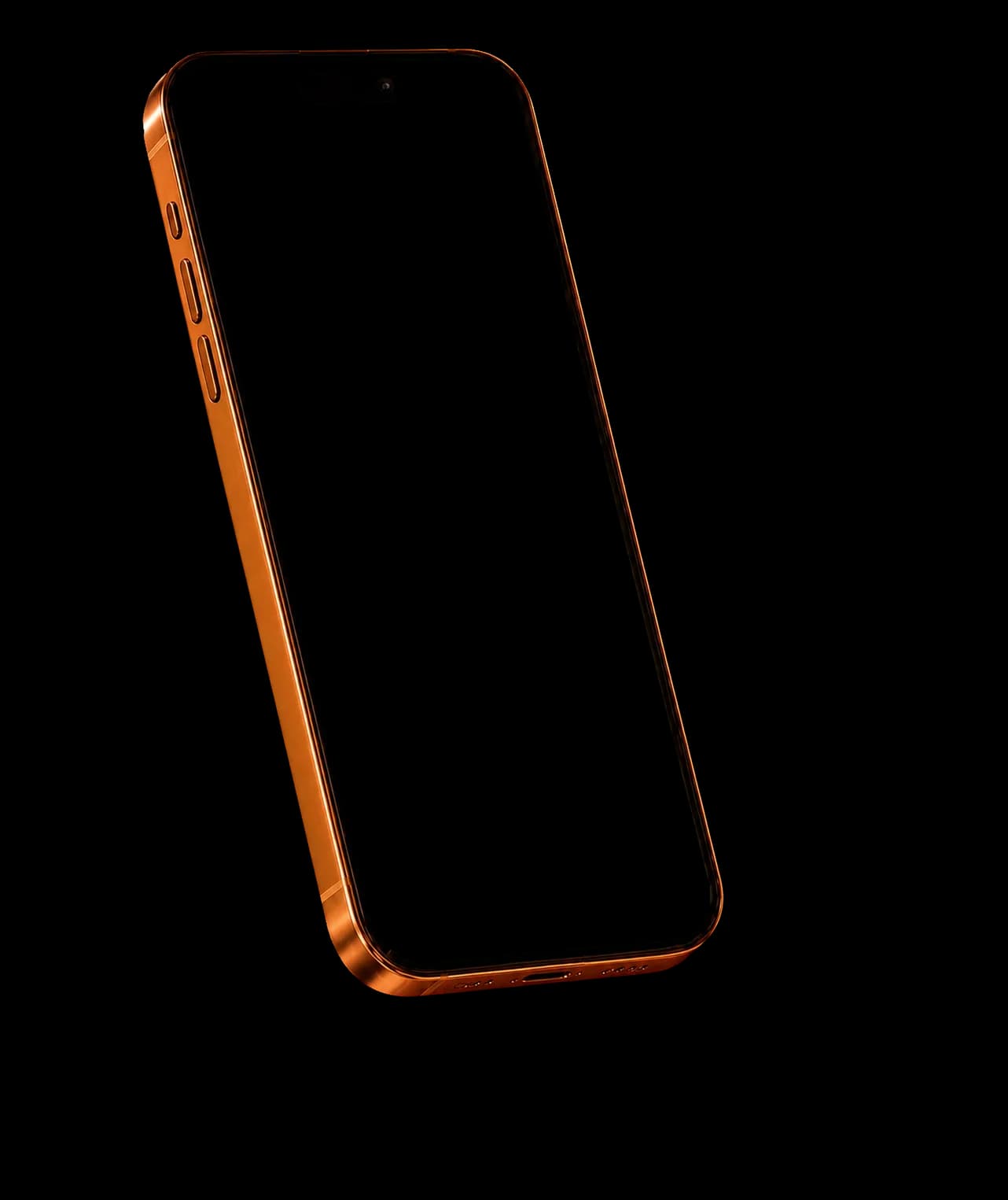 Celular na mão de uma profissional mostrando o painel do IStudio
